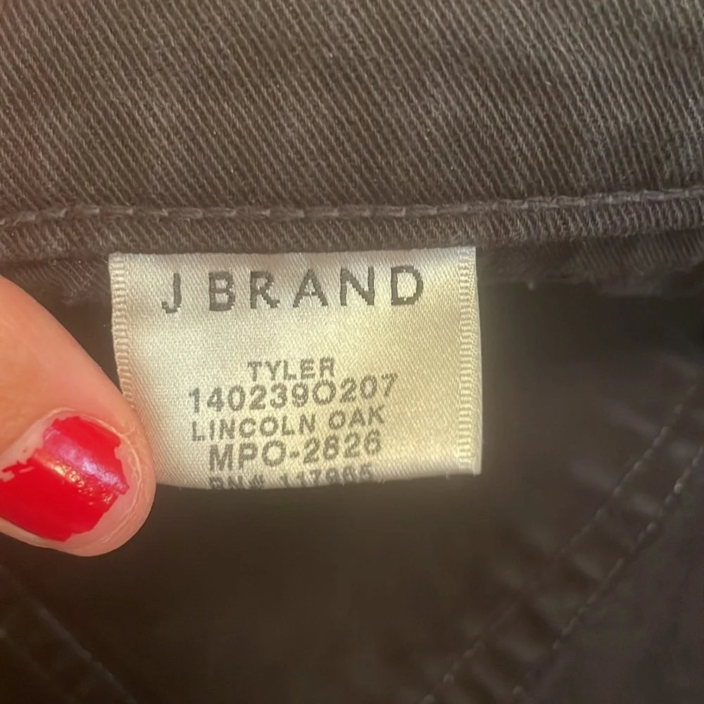 J Brand Black Distressed Jeans